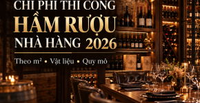 Chi Phí Thiết Kế Thi Công Hầm Rượu Nhà Hàng 2026